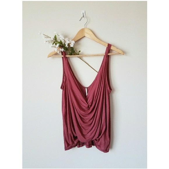 Free People Tops - NWOT Free People Rust Colored Tank Size XS